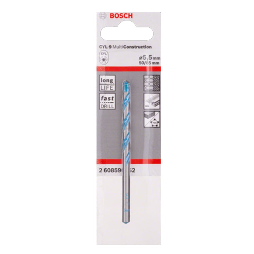 Multi Purpose Drill Bit 5.5mm x 85mm 2608596052 by Bosch