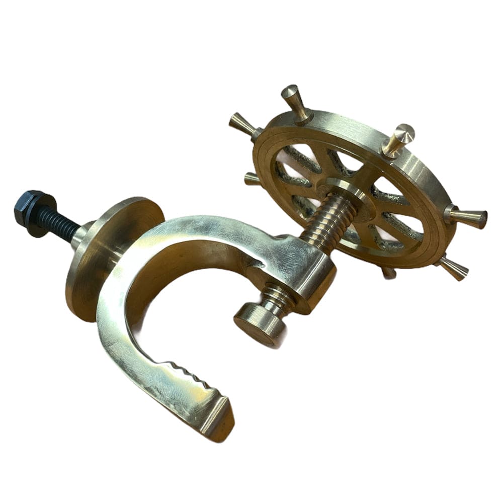 Soba Brass Ship's Wheel Nut Cracker 261275