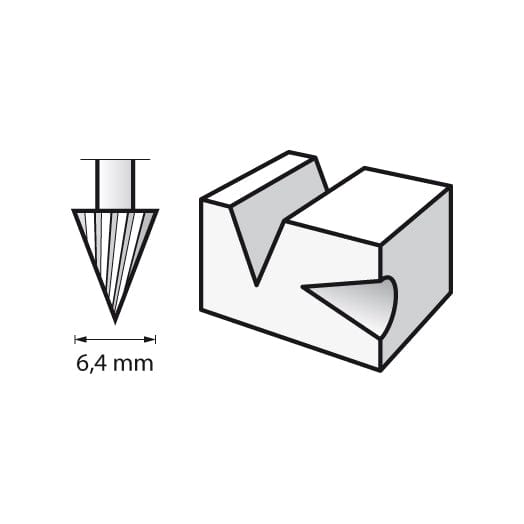6.4mm High Speed Cutter 125 by Dremel