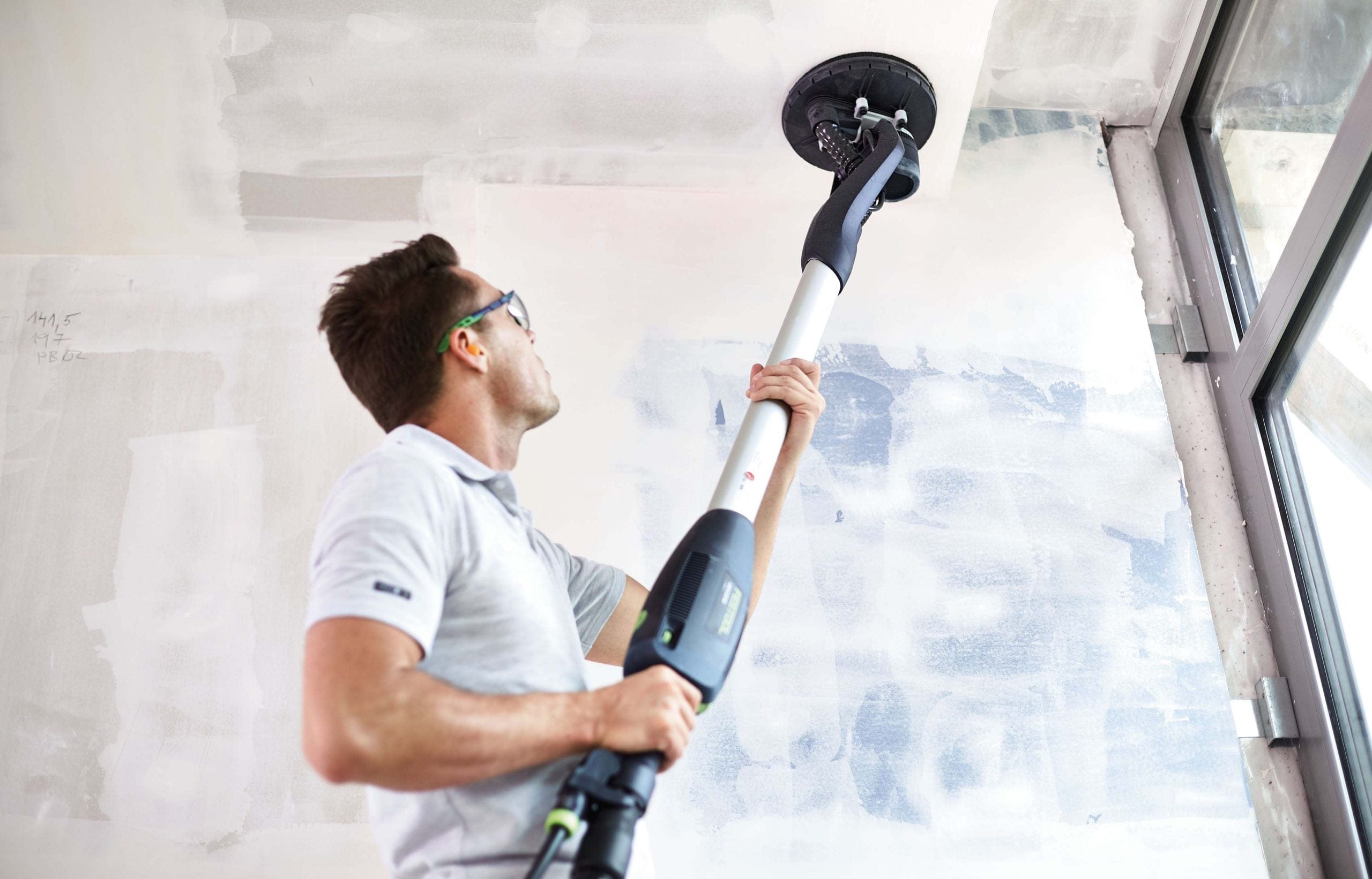 225mm Planex Easy Drywall Sander with M Class Dust Extractor Set LHS E 225 CTM 36-Set 270937 By Festool
