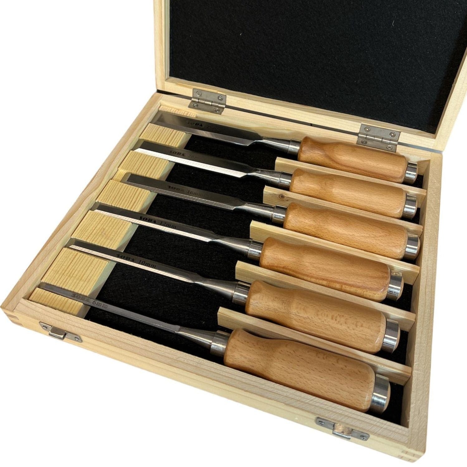 Soba 6Pce Woodworking Chisel Set 290050-N
