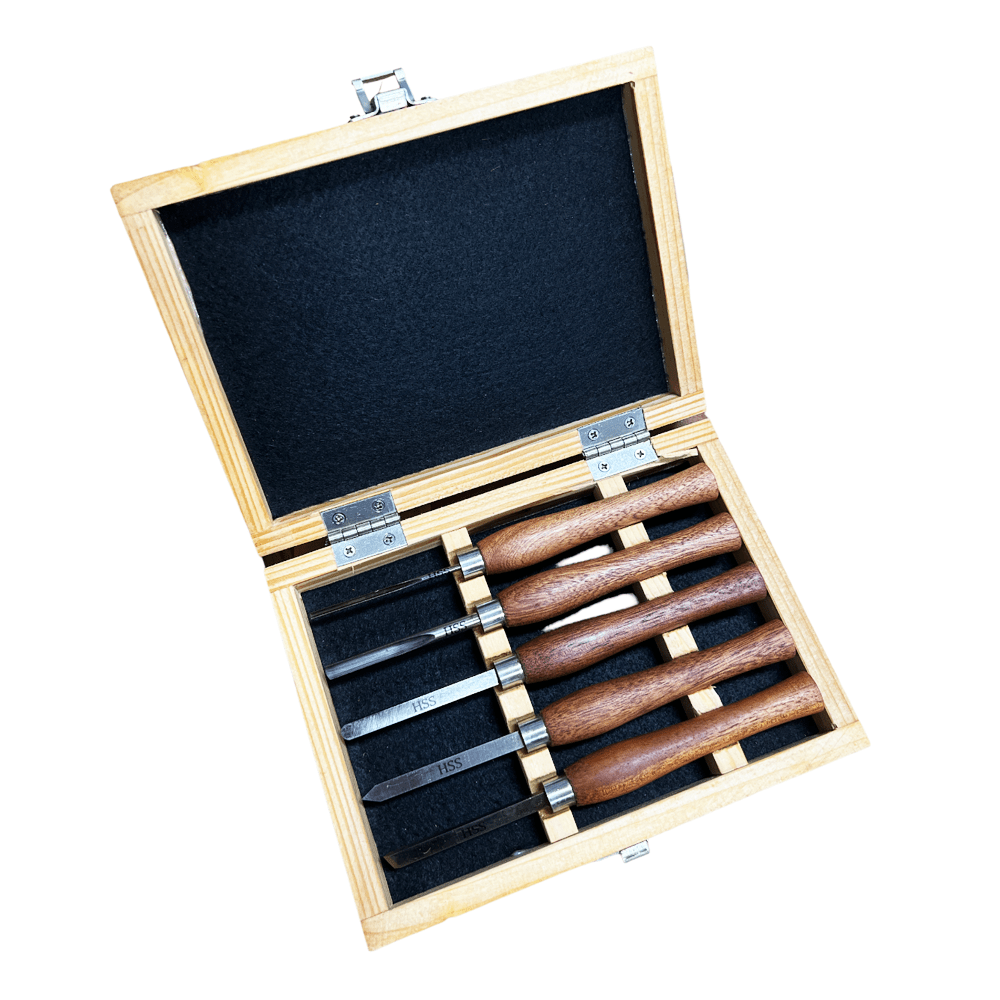 Soba 5Pce HSS Miniature Woodturning Chisel Set 290105