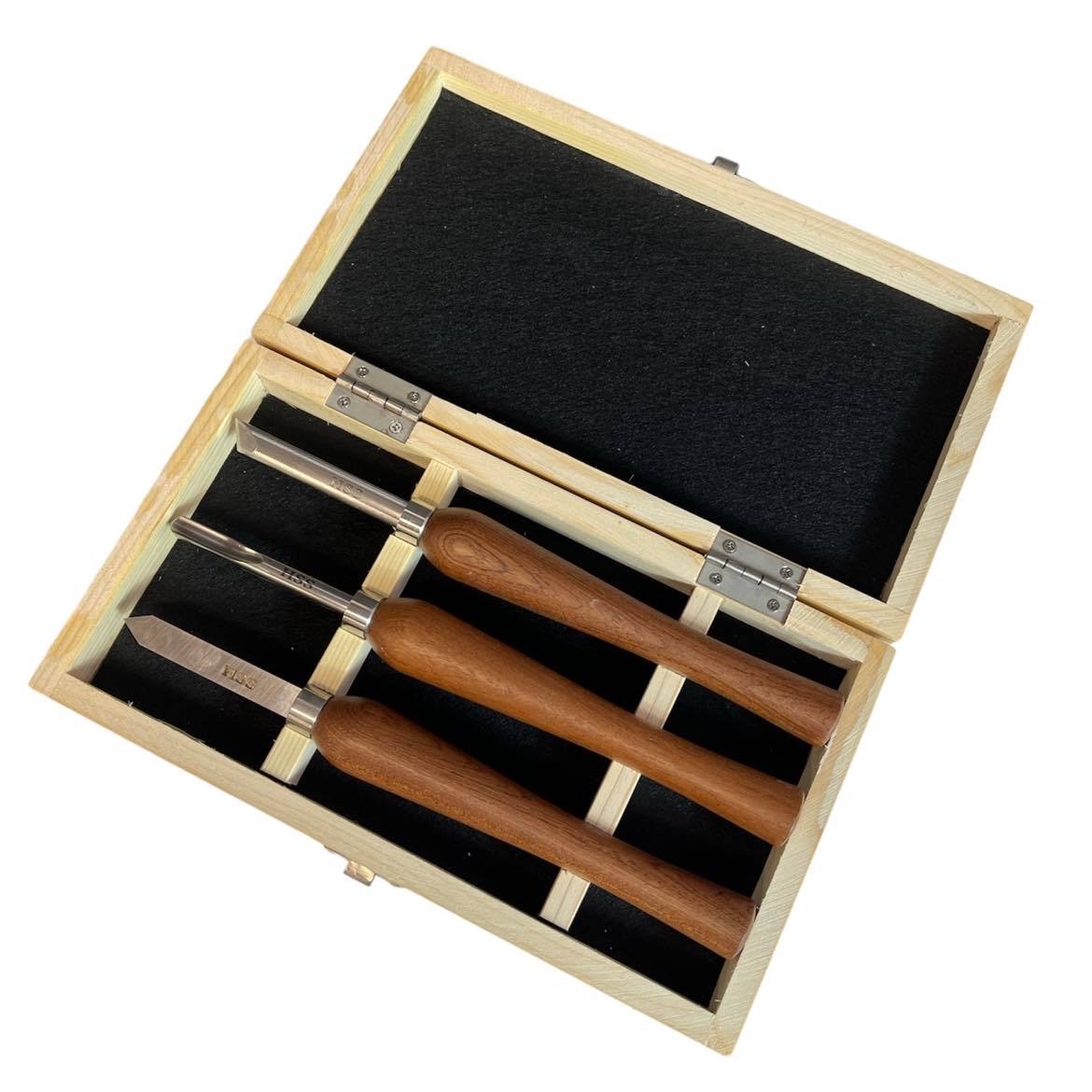 Soba 3Pce HSS Miniature Woodturning Chisel Set 290106