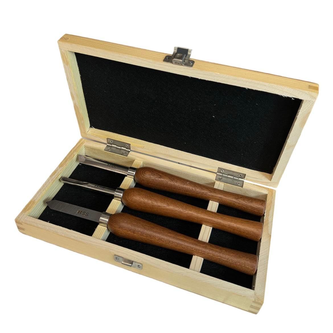 Soba 3Pce HSS Miniature Woodturning Chisel Set 290106