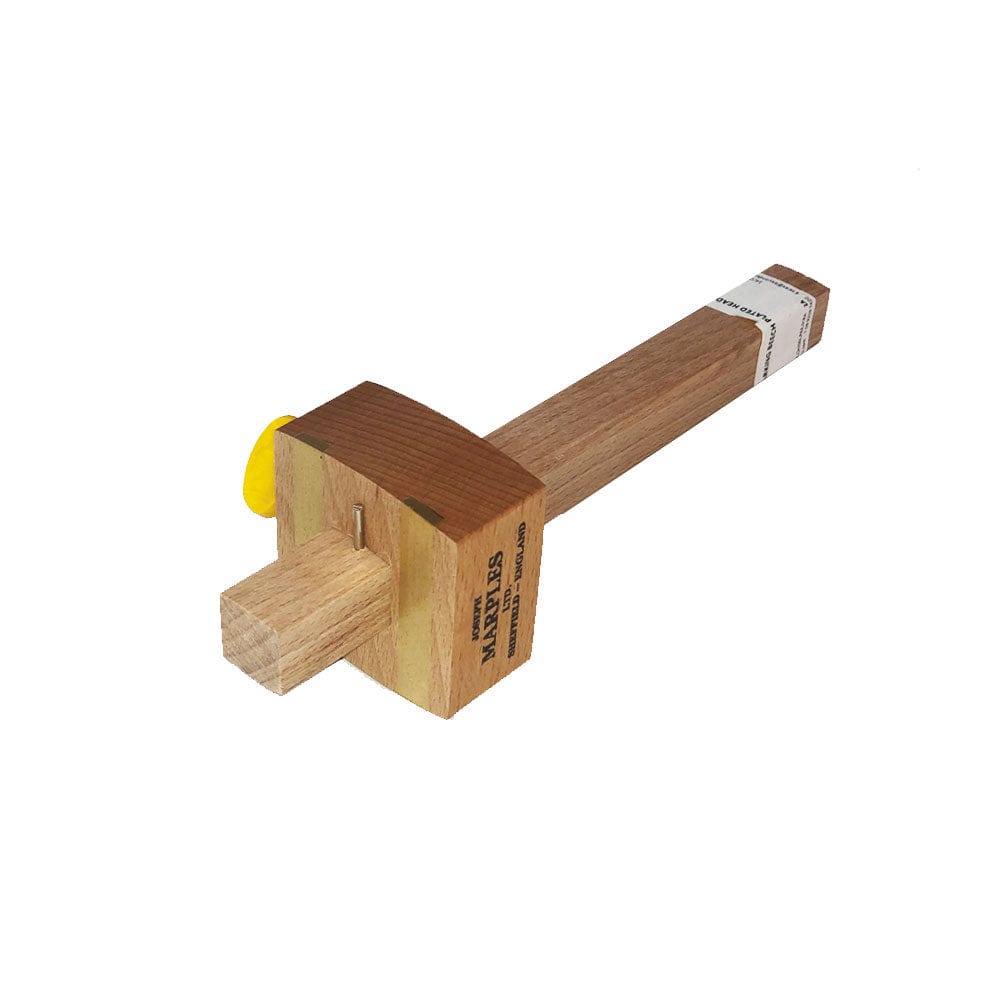 Square Head Beech Marking Gauge with Plated Head 2a by Joseph Marples