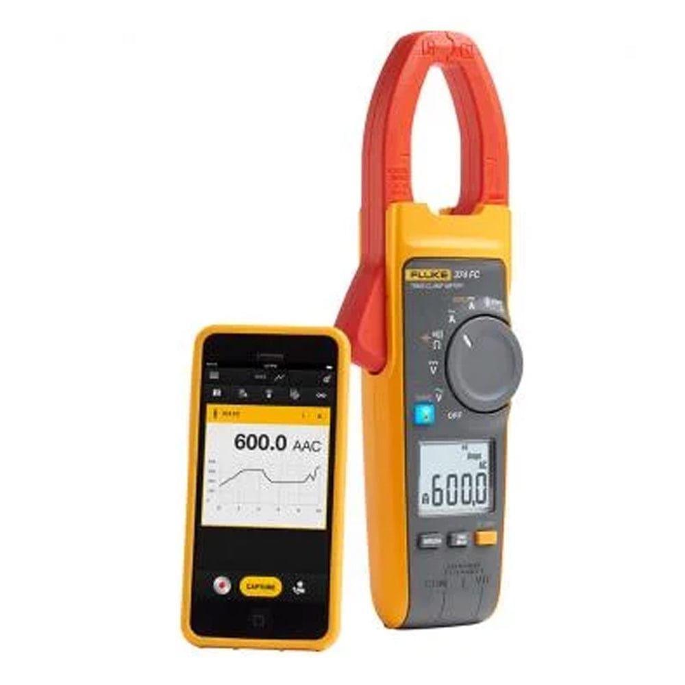 True-RMS AC/DC Clamp Meter 374FC by Fluke