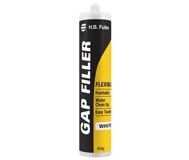 White Trade Gap Filler 450g Cartridge by HB Fuller