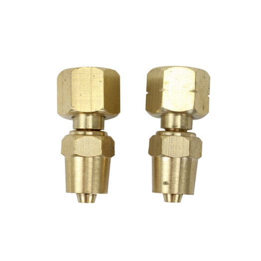 2Pce LP240 Left Hand Screw In Hose Connectors 400191 by Bossweld