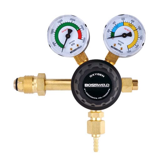Oxygen (Side Entry) Welding Gas Regulator 400205 by Bossweld