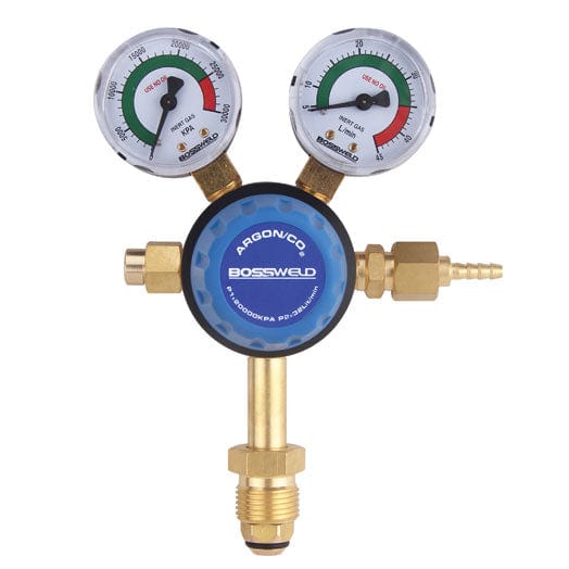 Argon Twin Gauge Welding Regulator 400210 by Bossweld