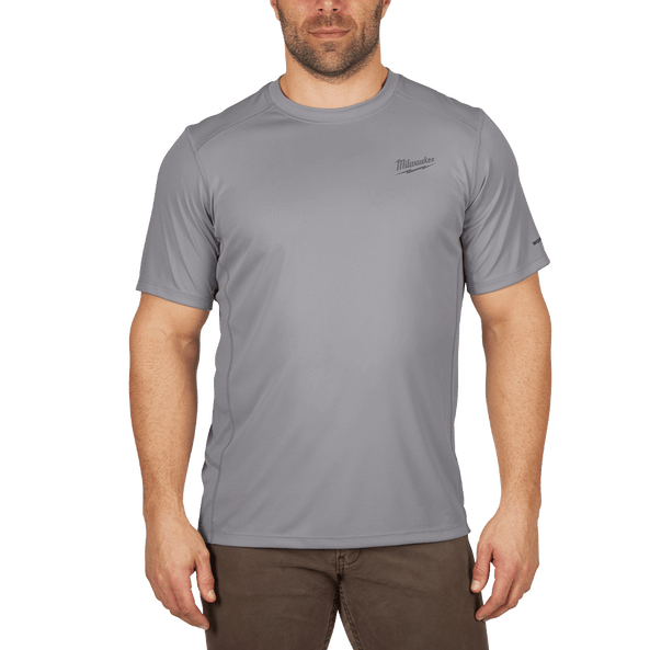 2X-Large Grey Short Sleeve Workskin Light Shirt 414G-2X by Milwaukee