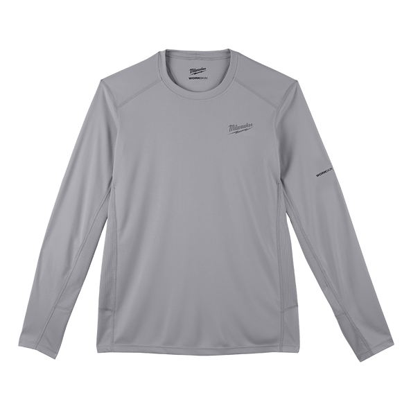 X-Large Grey Long Sleeve Workskin Light Shirt 415G-XL by Milwaukee