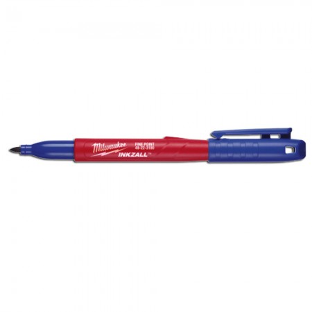 Blue Fine Point Marker Pen Inkzall 48-22-3180 by Milwaukee