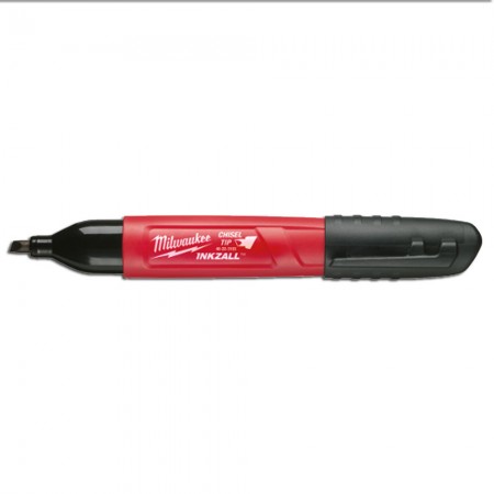 Black Chisel Tip Marker Pen Inkzall 48-22-3130 by Milwaukee