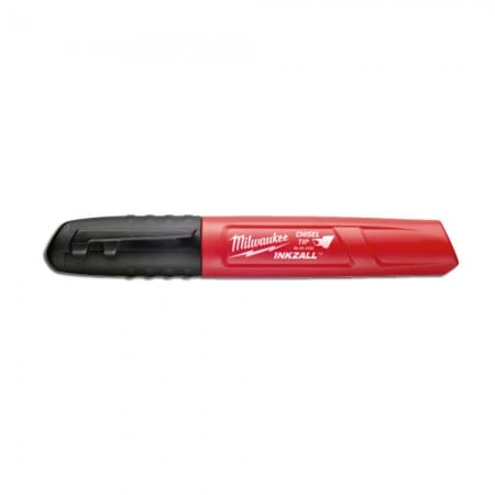 Black Chisel Tip Marker Pen Inkzall 48-22-3130 by Milwaukee