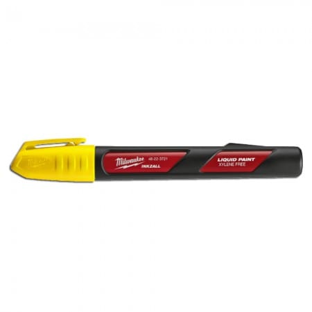 Yellow Liquid Paint Marker Inkzall 48223722 by Milwaukee