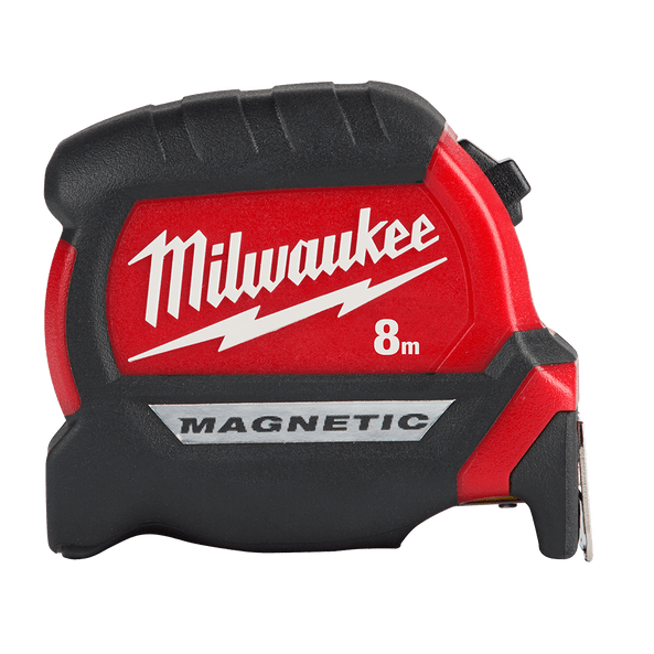 8m Compact Magnetic Tape Measure 48220508 by Milwaukee