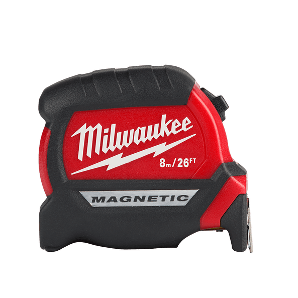 8m (26') Compact Magnetic Tape Measure 48220526 by Milwaukee