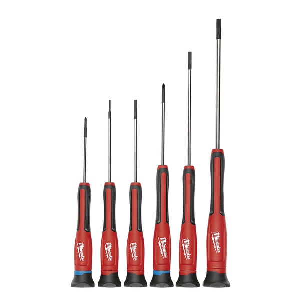 6Pce Precision Screwdriver Set With Case 48222606 by Milwaukee
