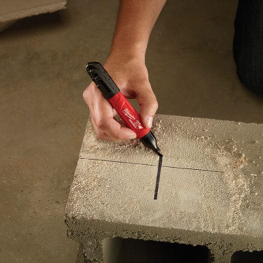 Milwaukee Black Medium Chisel Inkzall Marker 48223103