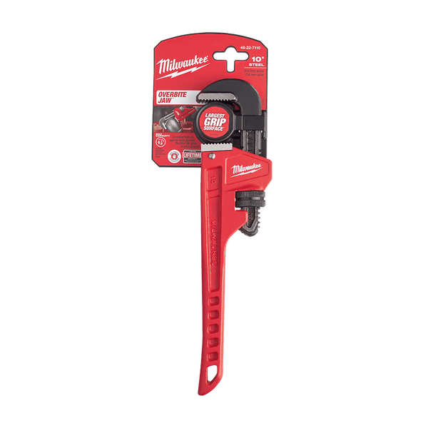 254mm (10") Steel Pipe Wrench 48227110 by Milwaukee