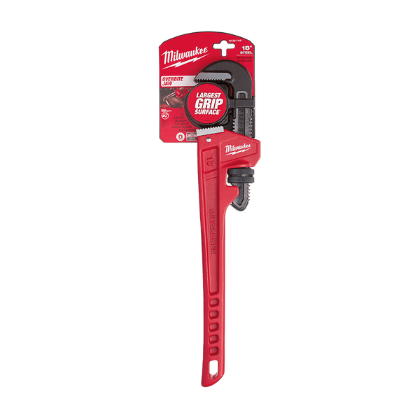 457mm (18") Steel Pipe Wrench 48227118 by Milwaukee