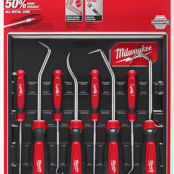 Hook & Hose Pick 7Pce Set 48229218 by Milwaukee