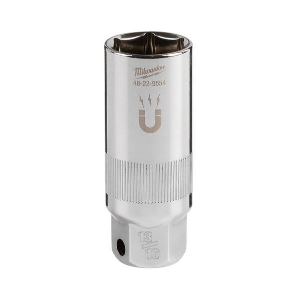 3/8" Drive 13/16" Magnetic Spark Plug Socket 48229554 by Milwaukee