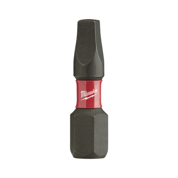 2Pce No. 3 x 25mm Square Recess Impact SHOCKWAVE Bit 48324423 by Milwaukee