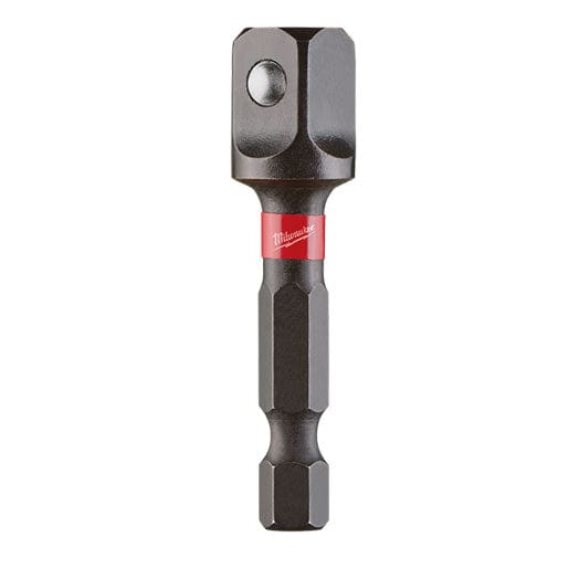 SHOCKWAVE Power Bit Socket Adapter 1/4" Hex to 3/8" Square 48325031 by Milwaukee