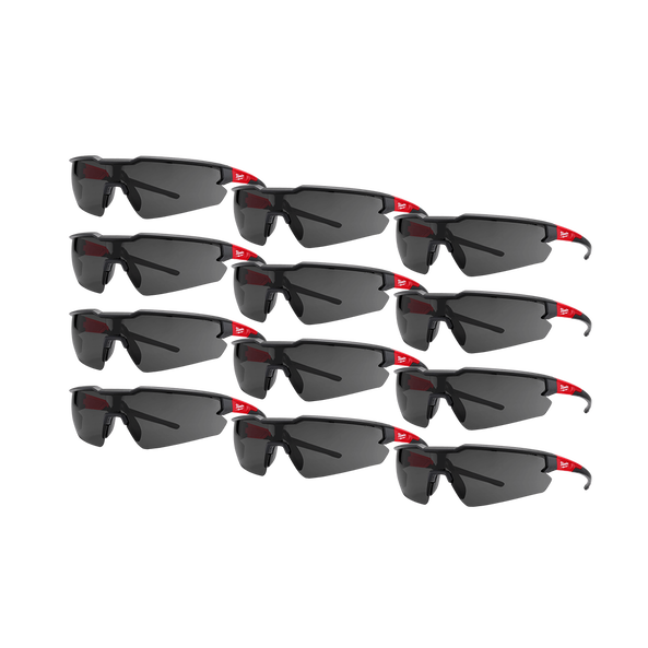 12Pce Tinted Safety Glasses 48732905A by Milwaukee