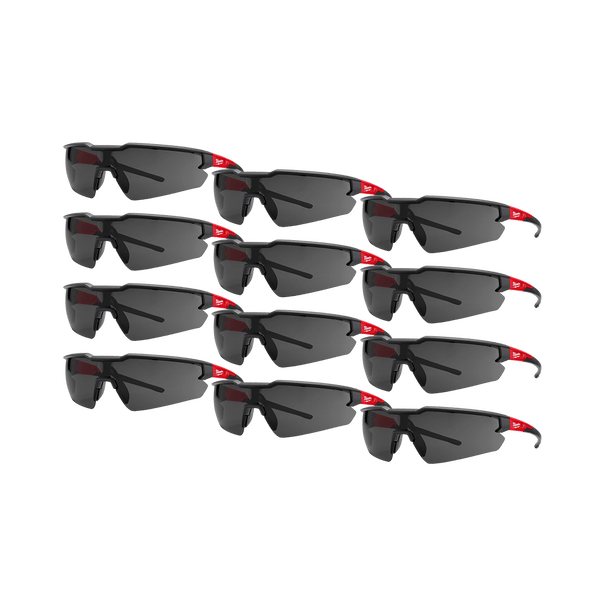 12Pce Tinted Safety Glasses 48732905A by Milwaukee