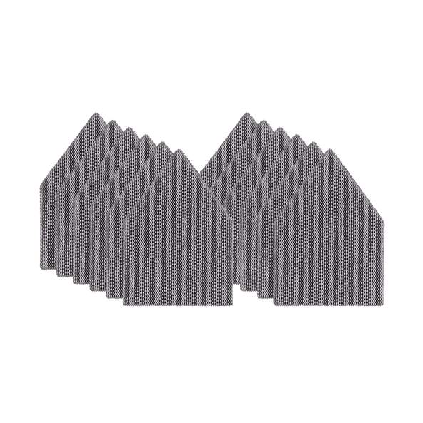 12Pce 320G Abrasive Mesh Sheet Pentagon H&L 48805320 by Milwaukee