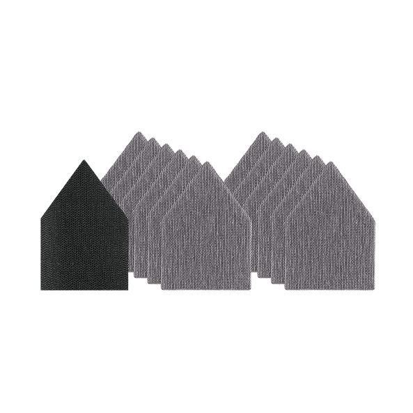 13Pce Assorted Abrasive Mesh Sheet Pentagon H&L 48805405 by Milwaukee