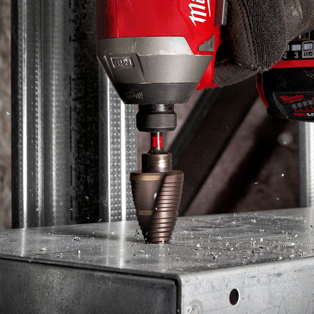4-30mm SHOCKWAVE Step Drill Bit 12 Hole 48899265 By Milwaukee