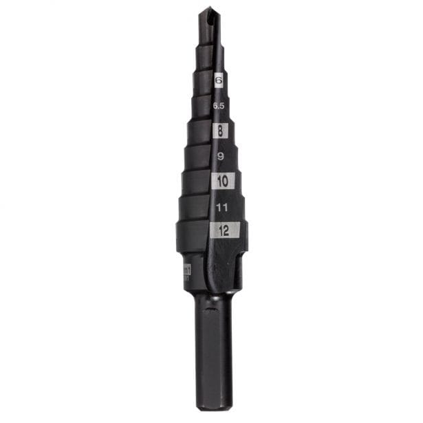 Step Bit 4-12MM 9 Hole 48899301 By Milwaukee