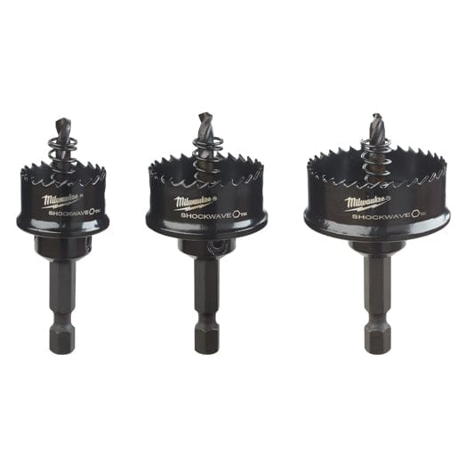 3Pce Thin Wall Hole Saw Set 49224800 By Milwaukee