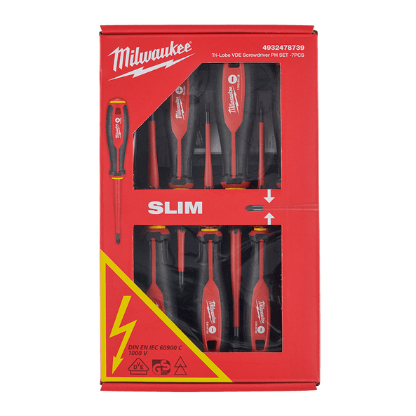7Pce VDE Screwdriver Set 4932478739 by Milwaukee