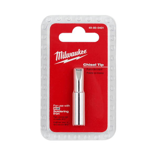 M12 Soldering Iron Chisel Tip 49800401 by Milwaukee