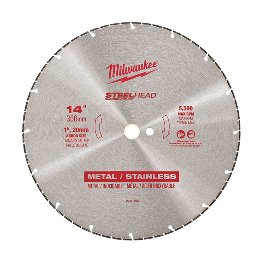 355mm (14") STEELHEAD™ Metal Diamond Cut-Off 49937840 by Milwaukee
