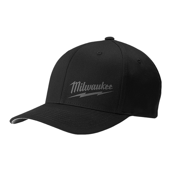 Large / X-Large Black Fitted Hat 504B-LXL by Milwaukee