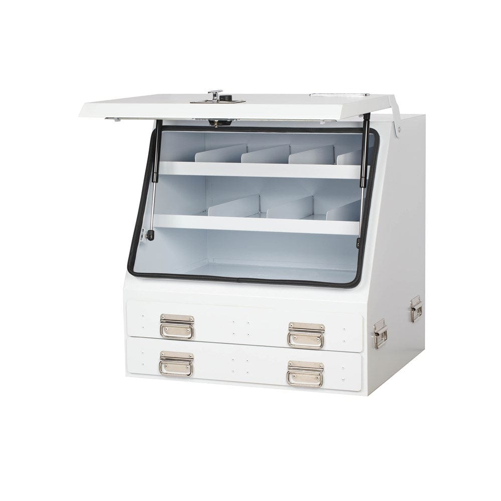 2 Drawer White Upright Truck Box 51202W by Kincrome