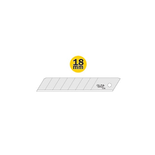 Olfa 18mm Heavy Duty LB Snap Off Blades LB-50 / 5522 | 50 Pack