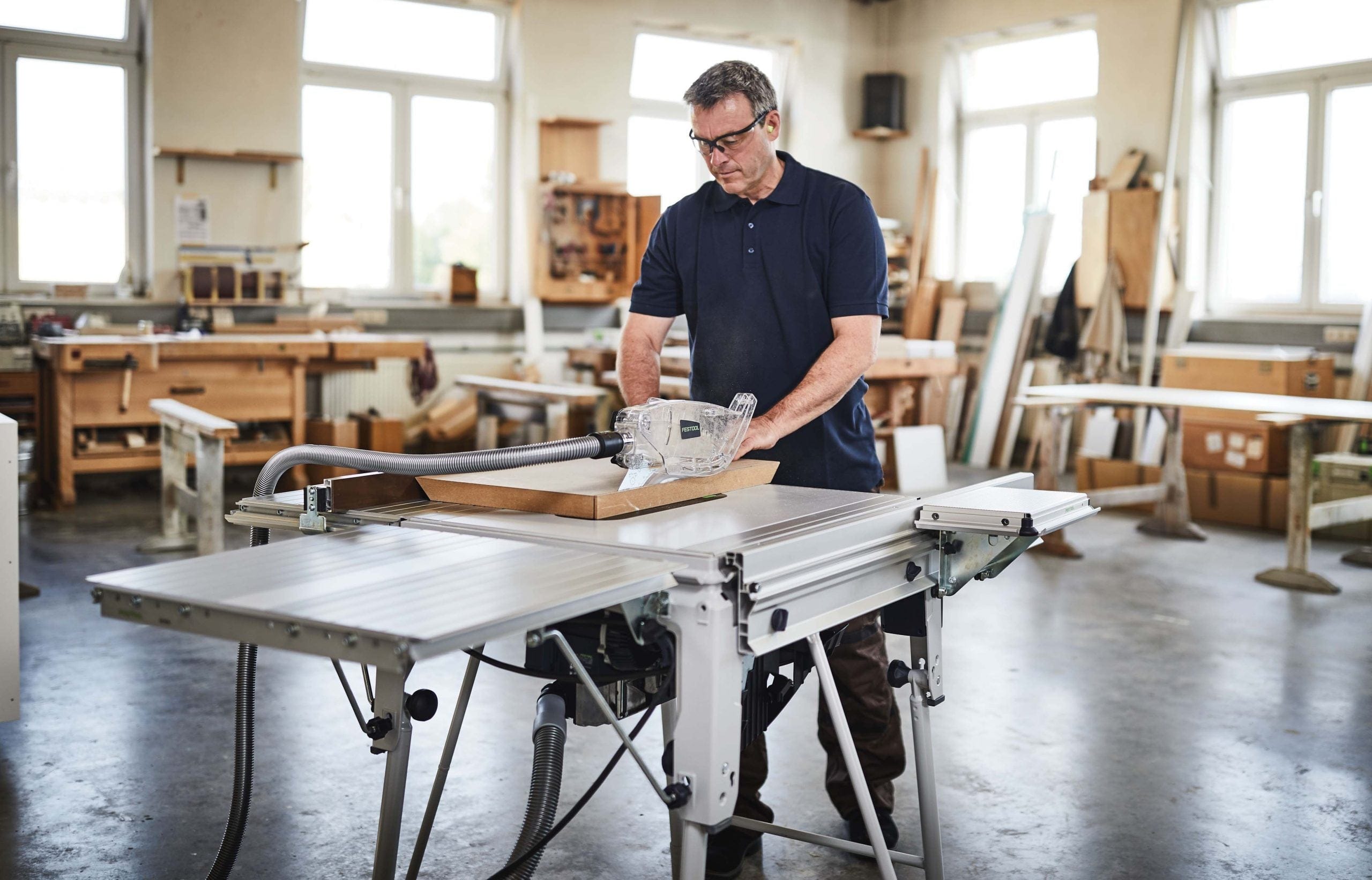 190mm Table Saw Set Precisio CS 50 EBG 575959 by Festool