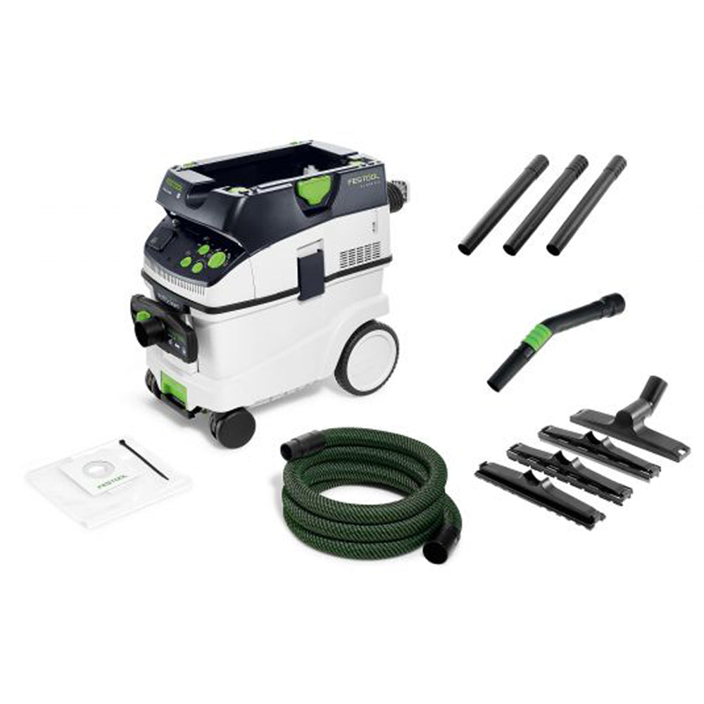 36L M Class Autoclean Dust Extractor + Cleaning Kit CTM 36 E AC-HD FS 575849 By Festool