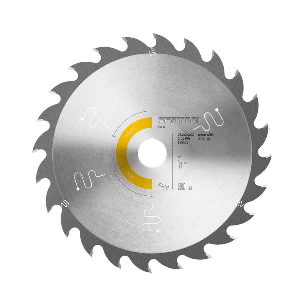 254mm x 2.4mm x 24T Panther Saw Blade 575974 by Festool