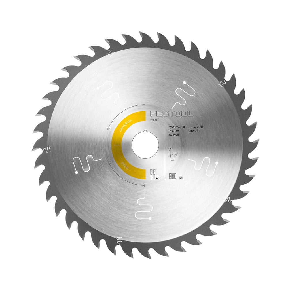 254mm x 2.4mm x 40T Universal Saw Blade 575975 by Festool