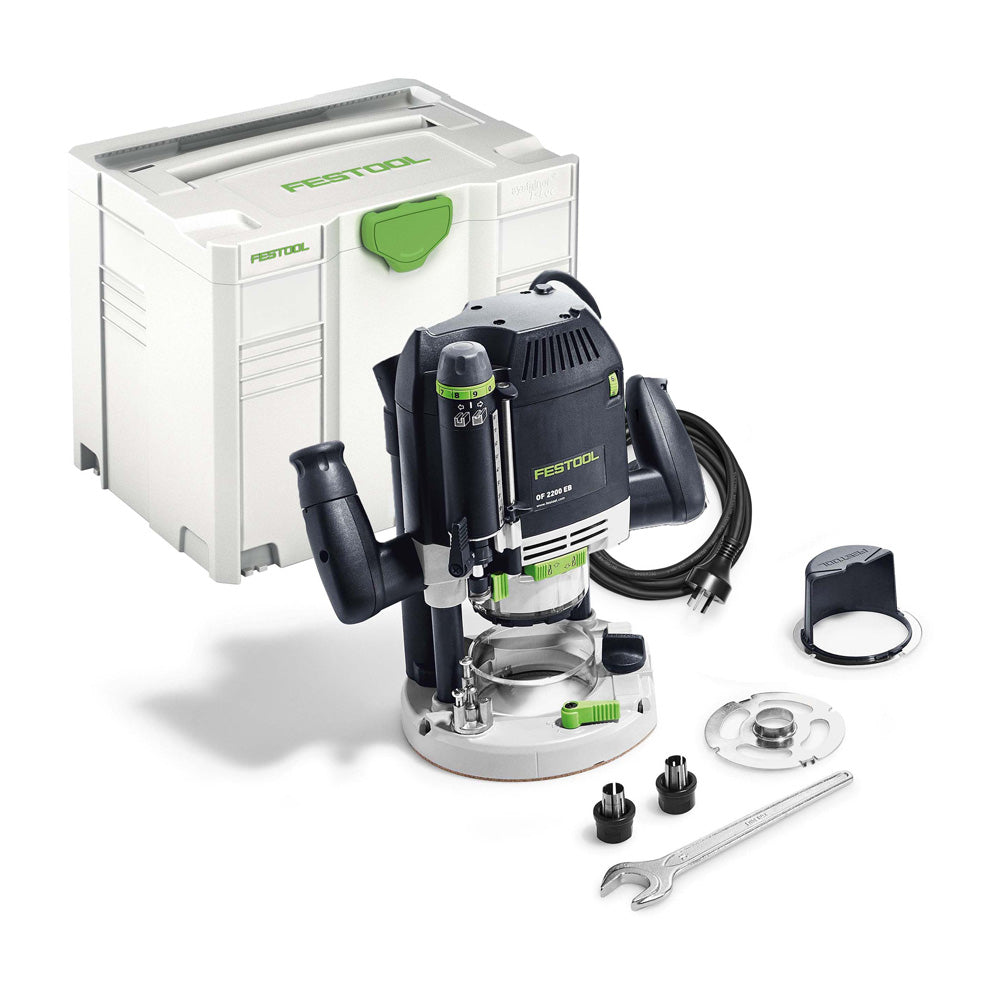 OF 2200 80mm Plunge Router in Systainer 576217 by Festool