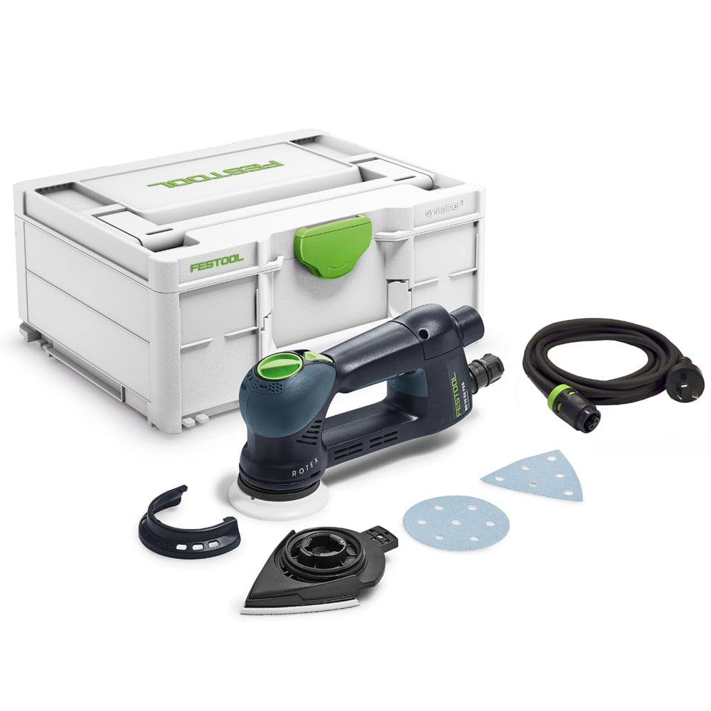90mm (3-1/2") 400W 3mm Random Orbital Sander Rotex in Systainer RO 90 DX FEQ-Plus 576264 By Festool