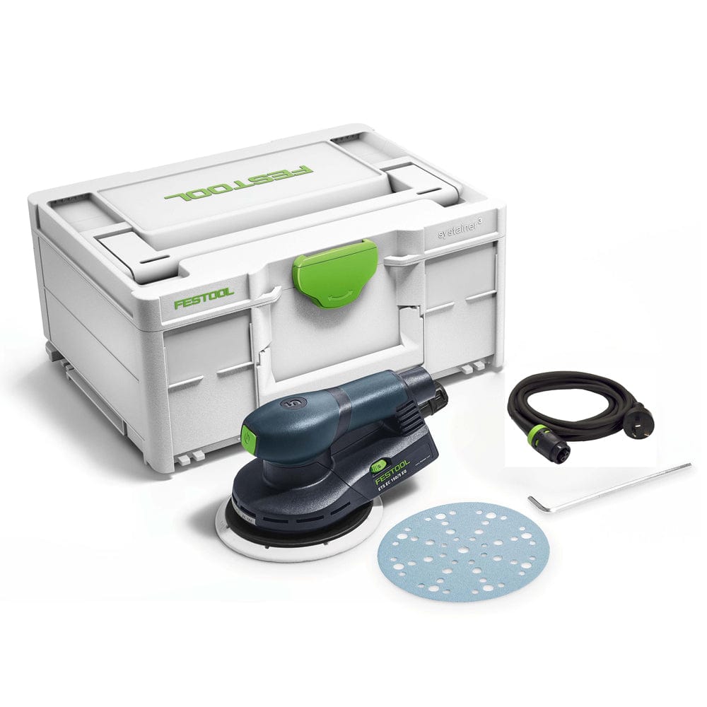 Festool 150mm (6") 400W 5mm Random Orbital Sander ETS EC150/5 EQ-Plus 576333